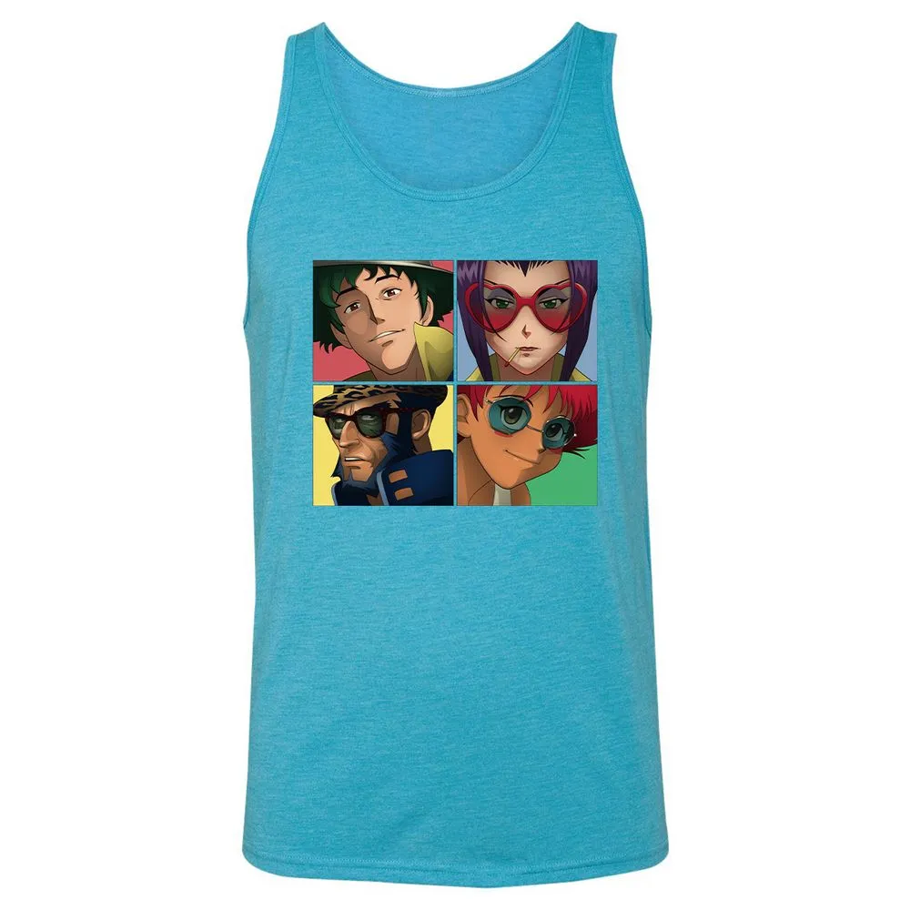 Unisex Jersey Tank - TJ1DN88W - Aqua Triblend - 3