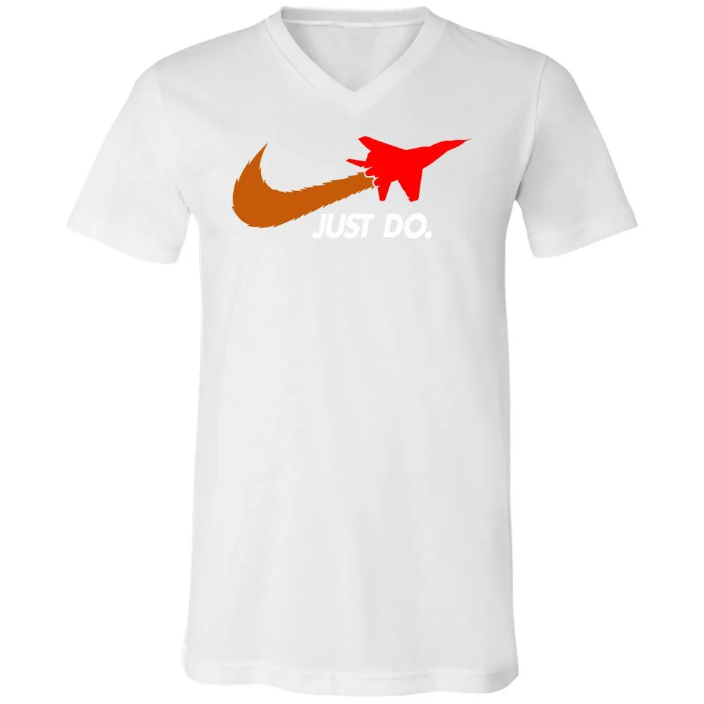 Unisex V-Neck T-Shirt - CVK4X2K5 - White - 5