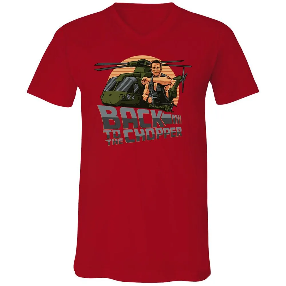 Unisex V-Neck T-Shirt - 2N52J2TX - Red - 3