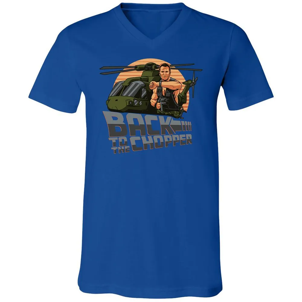 Unisex V-Neck T-Shirt - 2N52J2TX - True Royal - 4