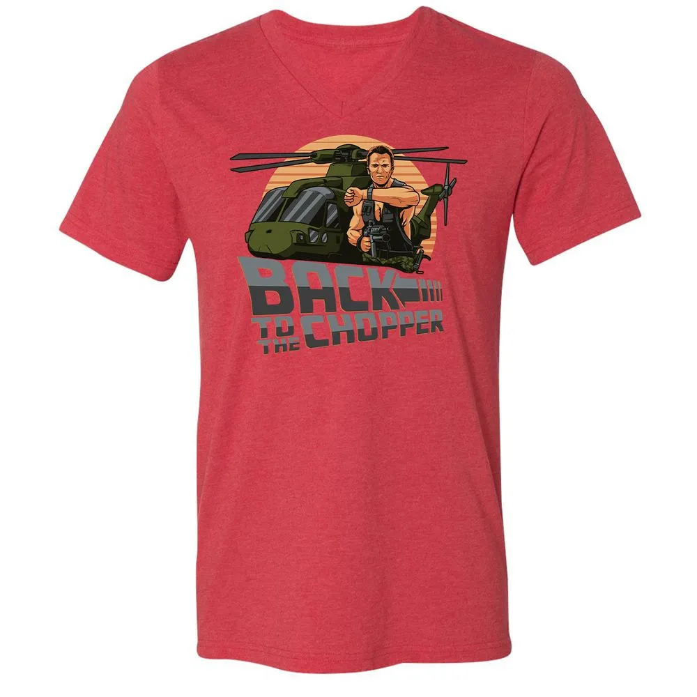 Unisex V-Neck T-Shirt - 2N52J2TX - Heather Red - 16