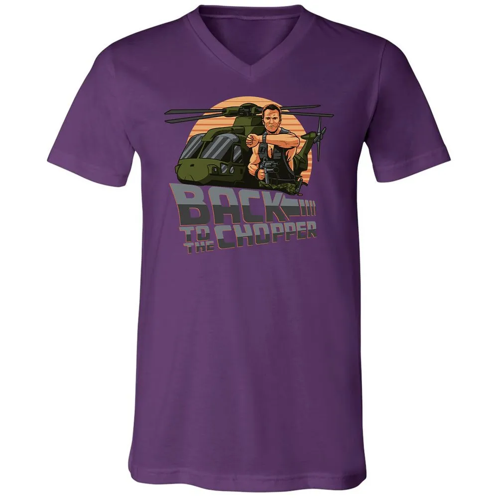 Unisex V-Neck T-Shirt - 2N52J2TX - Team Purple - 9