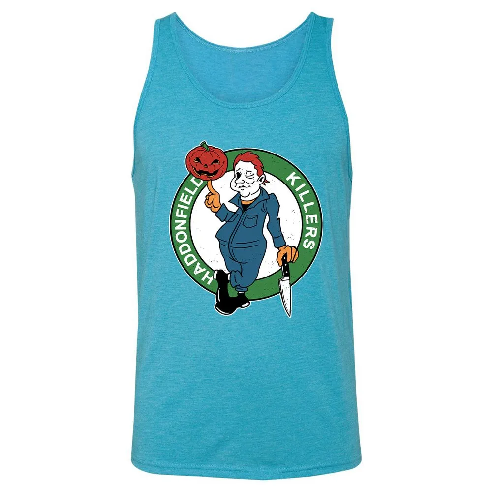 Unisex Jersey Tank - DJBWP9G3 - Aqua Triblend - 3