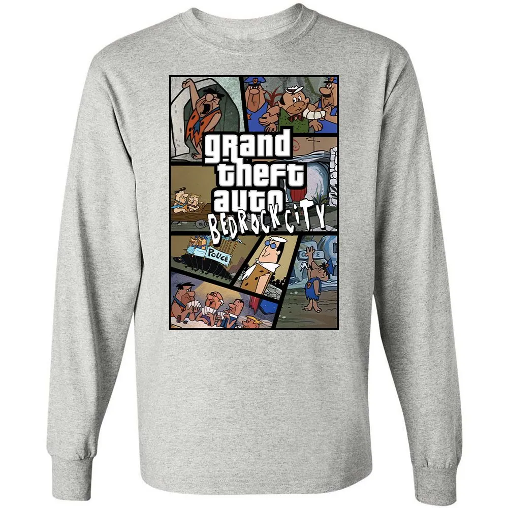 Long Sleeve T-Shirt - LGVG61VT - Ash - 7