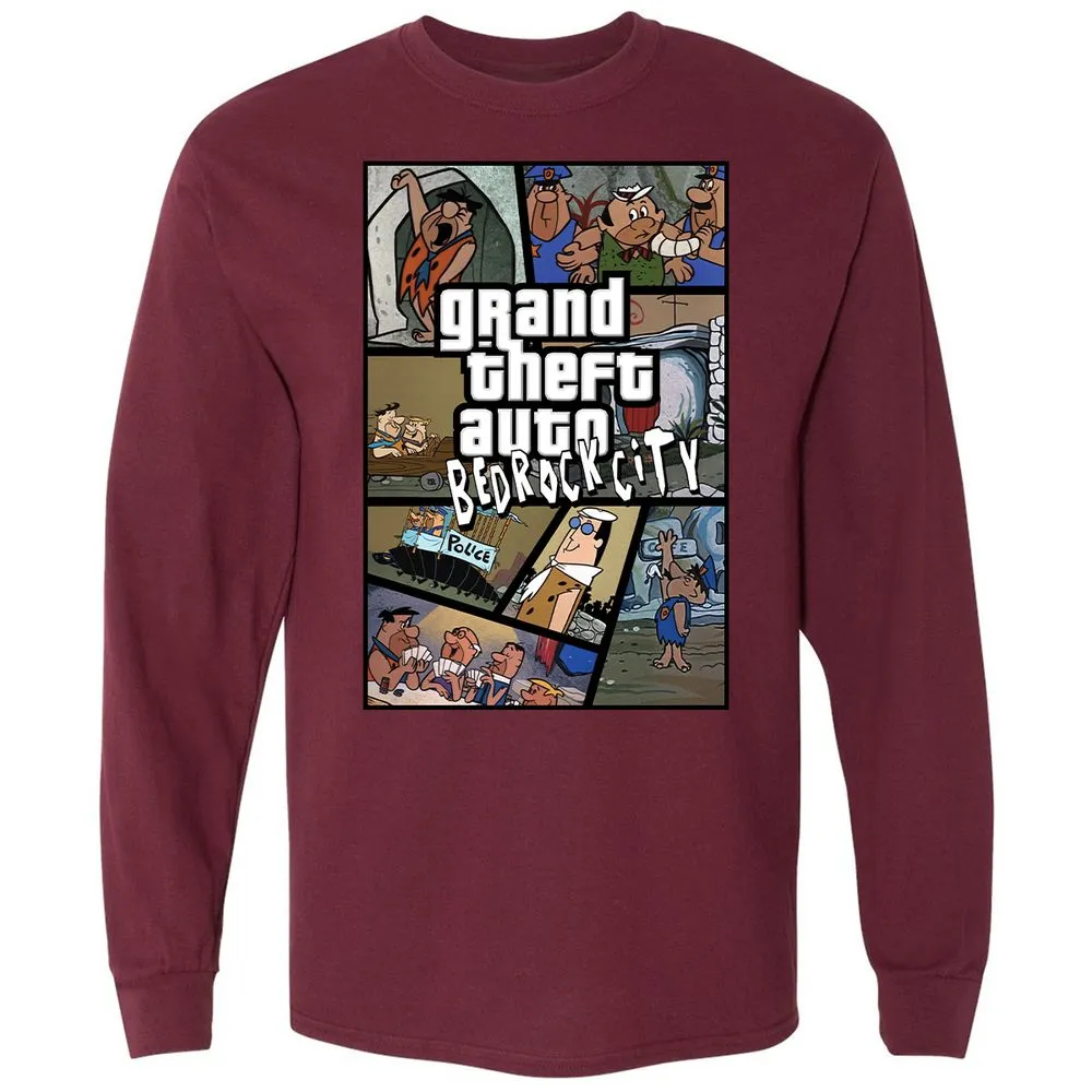 Long Sleeve T-Shirt - LGVG61VT - Maroon - 11