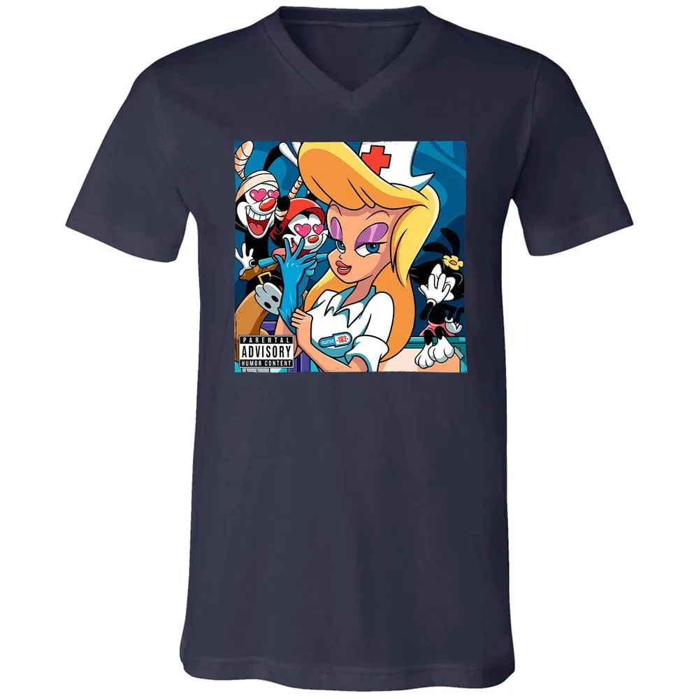 Unisex V-Neck T-Shirt - 94YTS377 - Navy - 2