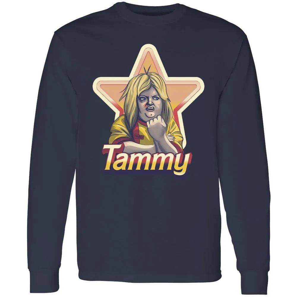 Long Sleeve T-Shirt - 7DLU21CN - Navy - 2