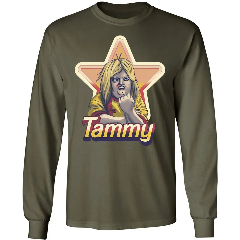 Long Sleeve T-Shirt - 7DLU21CN - Military Green - 16