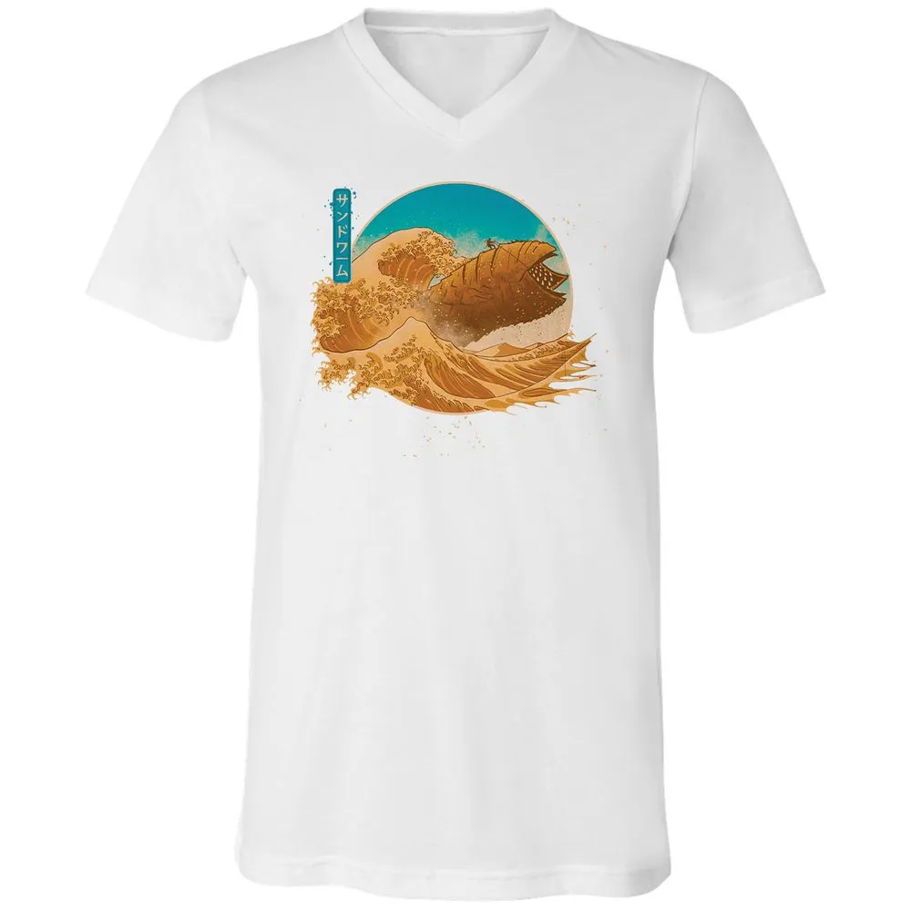 Unisex V-Neck T-Shirt - VXWQQW9Z - White - 5