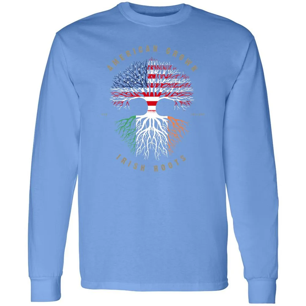 Long Sleeve T-Shirt - C7JQGKV8 - Carolina Blue - 12