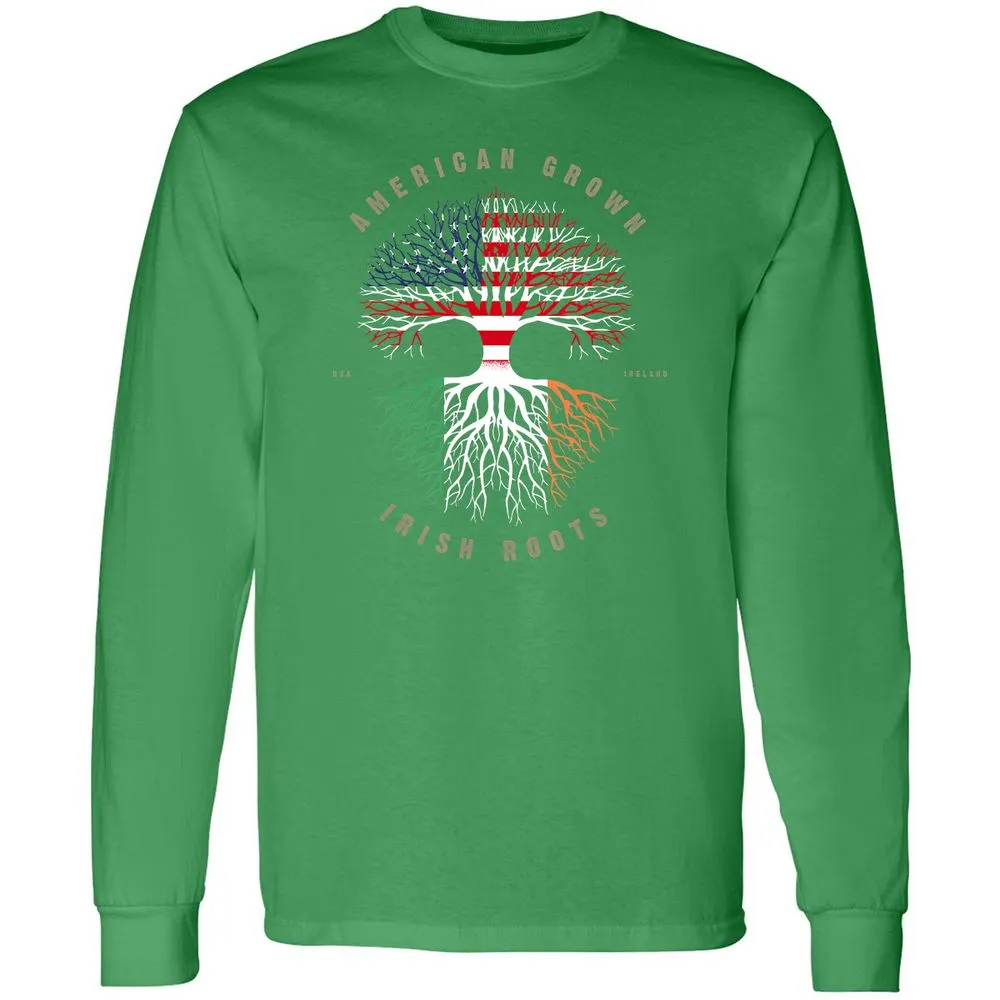 Long Sleeve T-Shirt - C7JQGKV8 - Irish Green - 10