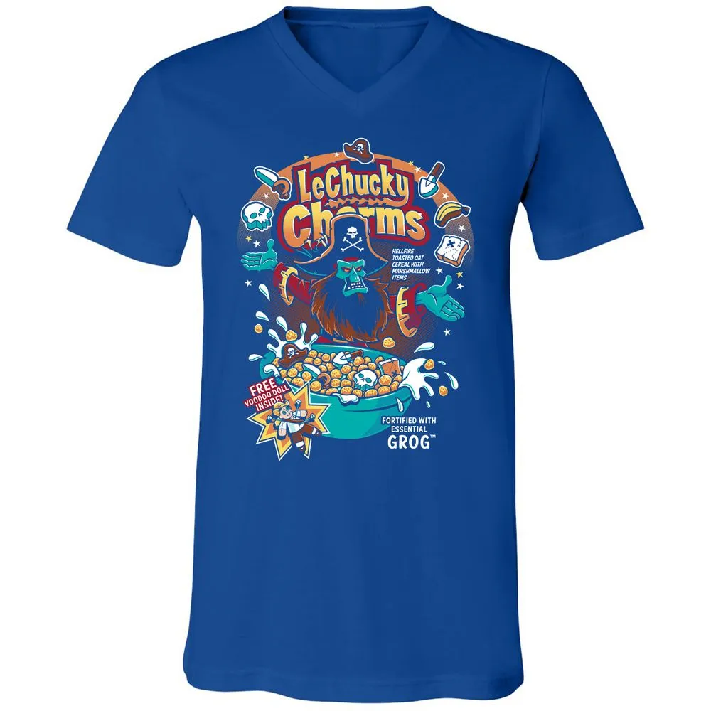 Unisex V-Neck T-Shirt - 8K6ZZV6G - True Royal - 4