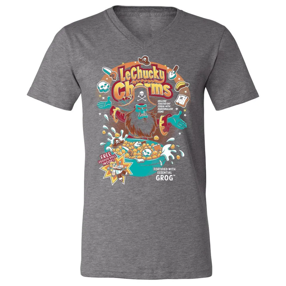 Unisex V-Neck T-Shirt - 8K6ZZV6G - Deep Heather - 13