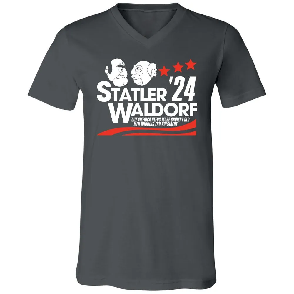 Unisex V-Neck T-Shirt - LYS27YWL - Asphalt - 12