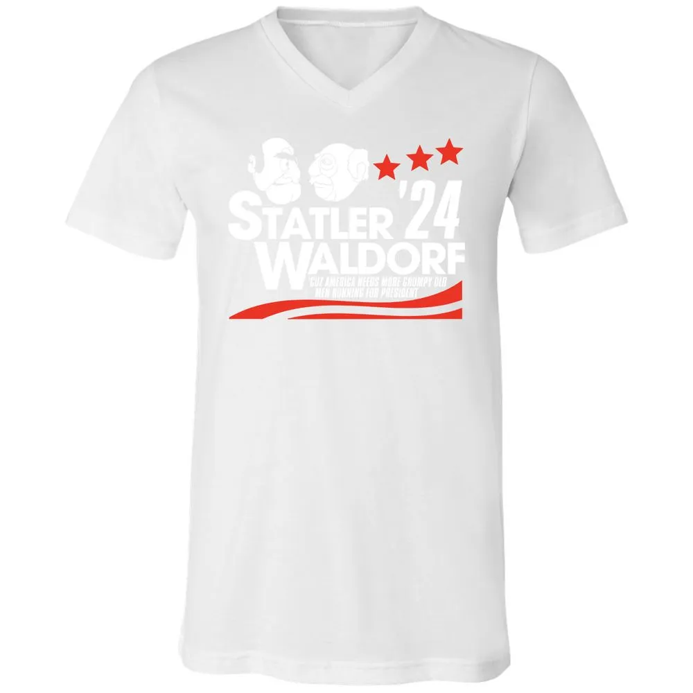 Unisex V-Neck T-Shirt - LYS27YWL - White - 5