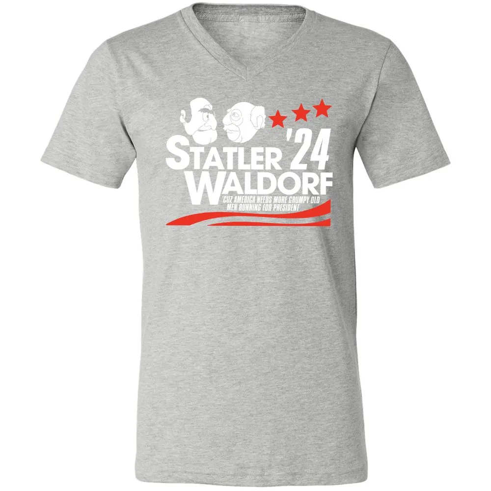 Unisex V-Neck T-Shirt - LYS27YWL - Athletic Heather - 7