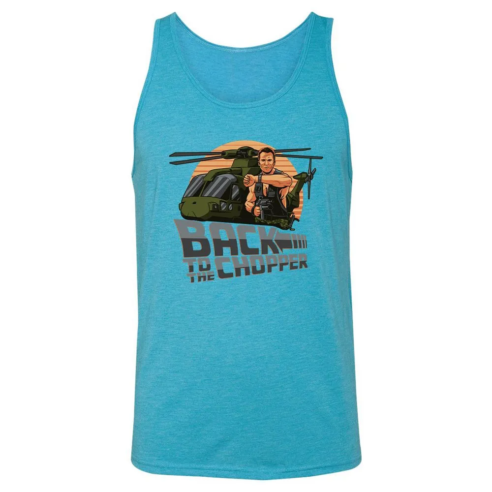 Unisex Jersey Tank - QJZC8J2L - Aqua Triblend - 3