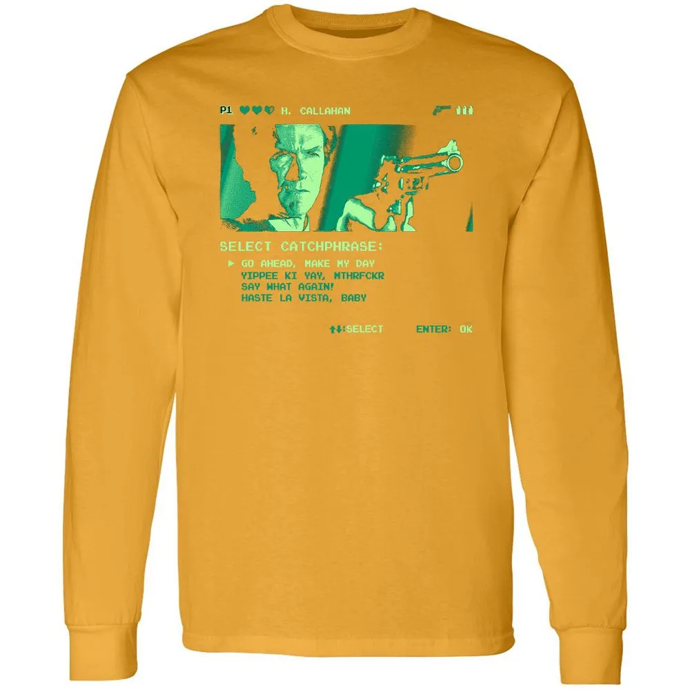 Long Sleeve T-Shirt - AGJHG4BM - Gold - 9