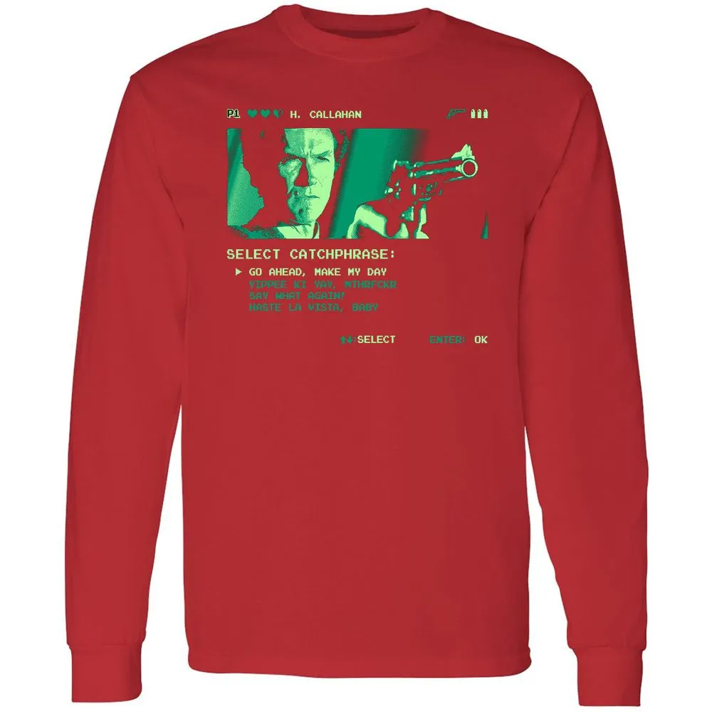 Long Sleeve T-Shirt - AGJHG4BM - Red - 14