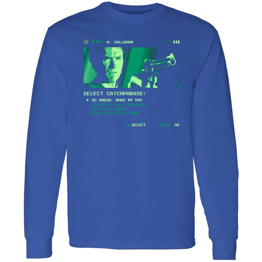 Long Sleeve T-Shirt - AGJHG4BM - Royal - 8