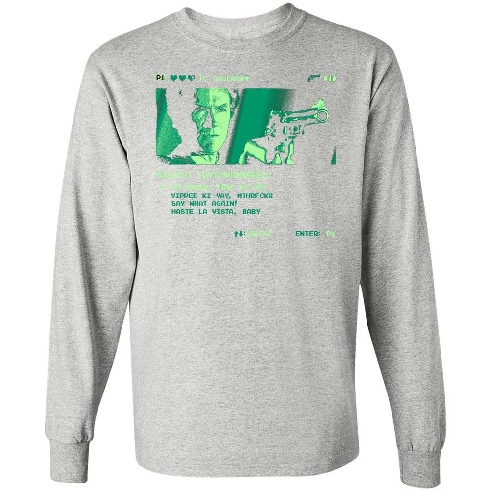 Long Sleeve T-Shirt - AGJHG4BM - Ash - 7