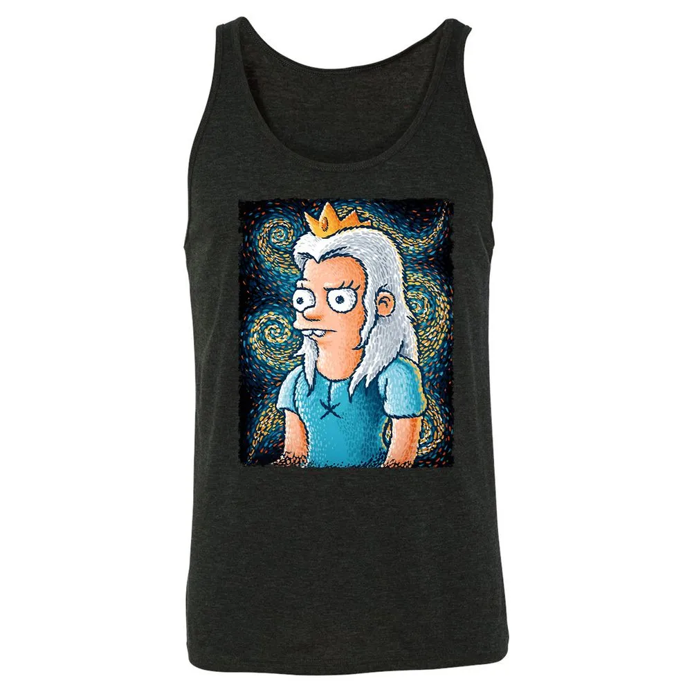Unisex Jersey Tank - GBN5M7Z9 - Charcoal Black Triblend - 5