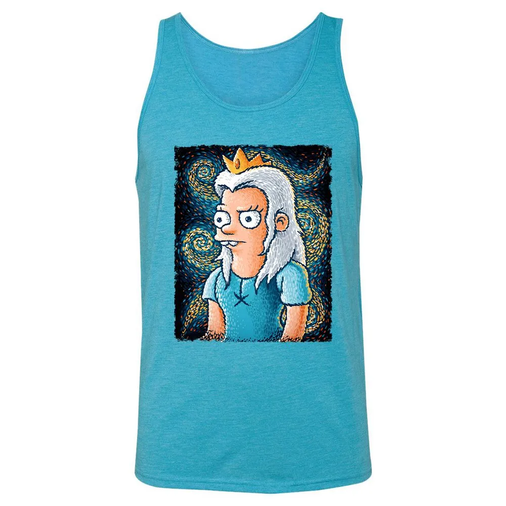 Unisex Jersey Tank - GBN5M7Z9 - Aqua Triblend - 3