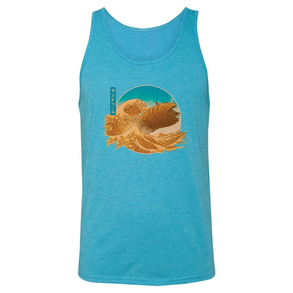 Unisex Jersey Tank - RM7VG2FB - Aqua Triblend - 3