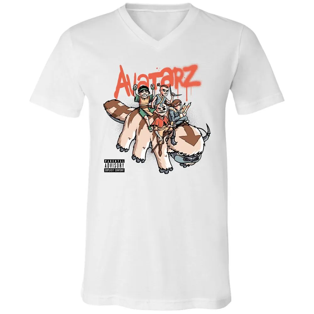 Unisex V-Neck T-Shirt - 6ESGXQNT - White - 5