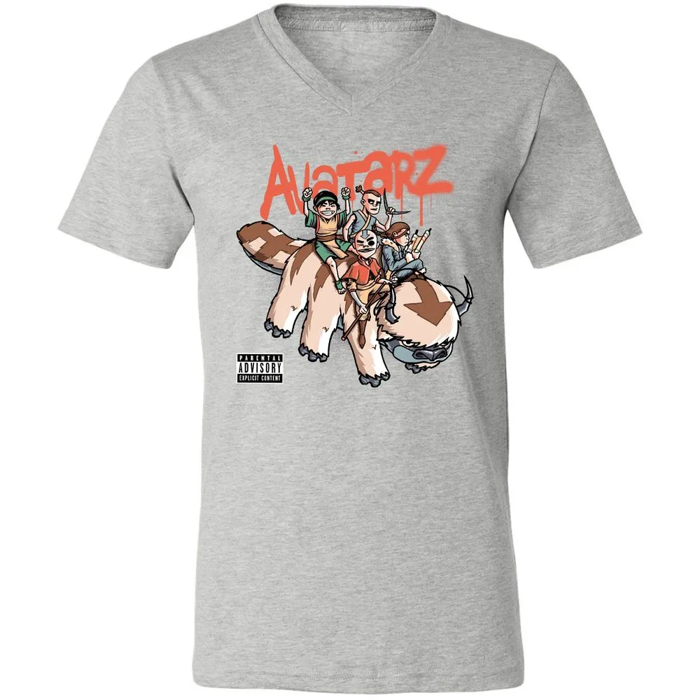 Unisex V-Neck T-Shirt - 6ESGXQNT - Athletic Heather - 7