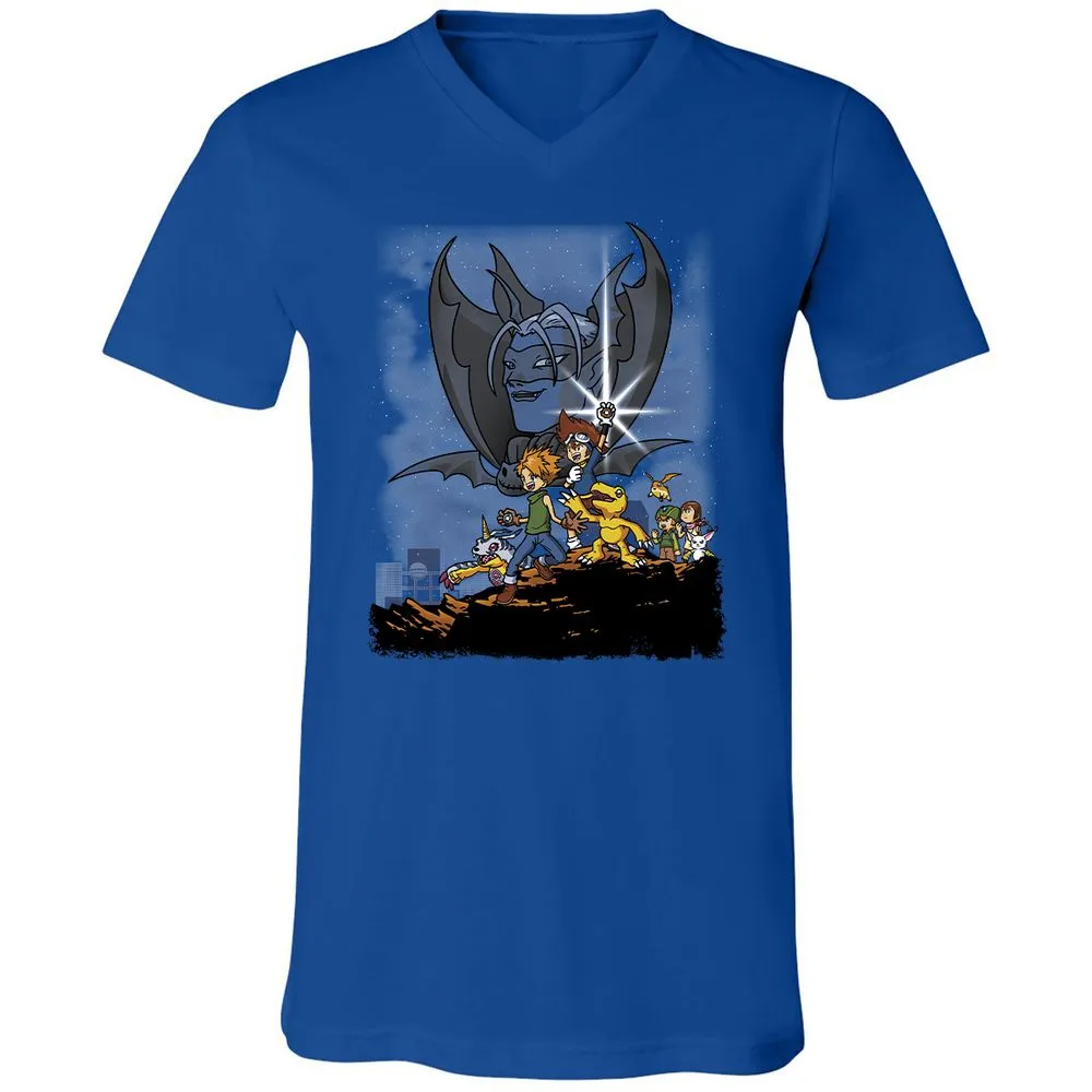 Unisex V-Neck T-Shirt - TCMMZNG4 - True Royal - 4