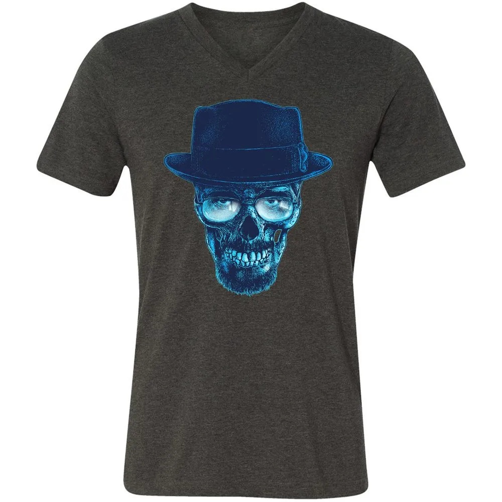 Unisex V-Neck T-Shirt - CBBU8THV - Dark Grey Heather - 8
