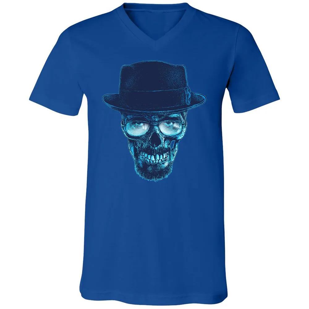 Unisex V-Neck T-Shirt - CBBU8THV - True Royal - 4