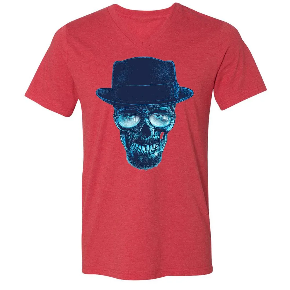 Unisex V-Neck T-Shirt - CBBU8THV - Heather Red - 16