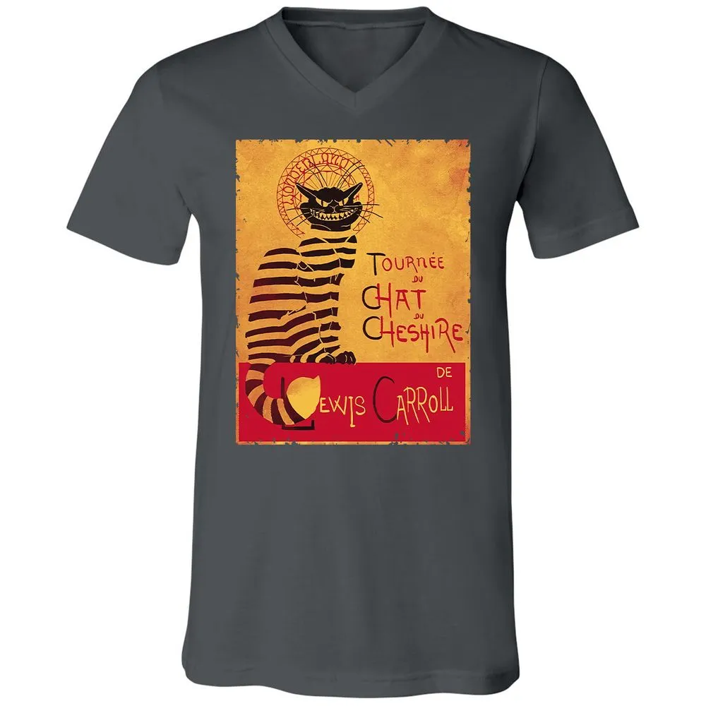Unisex V-Neck T-Shirt - LMZMLQP4 - Asphalt - 12