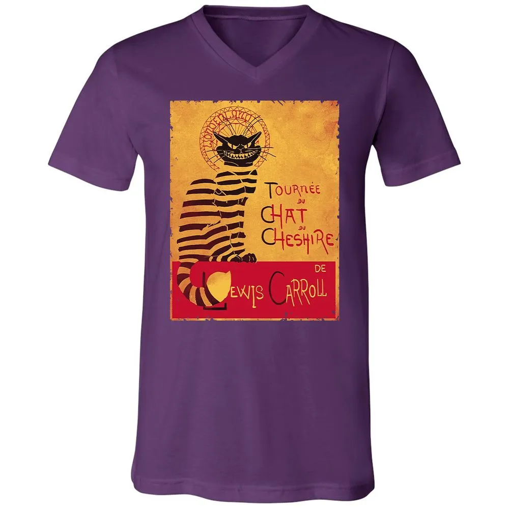 Unisex V-Neck T-Shirt - LMZMLQP4 - Team Purple - 9