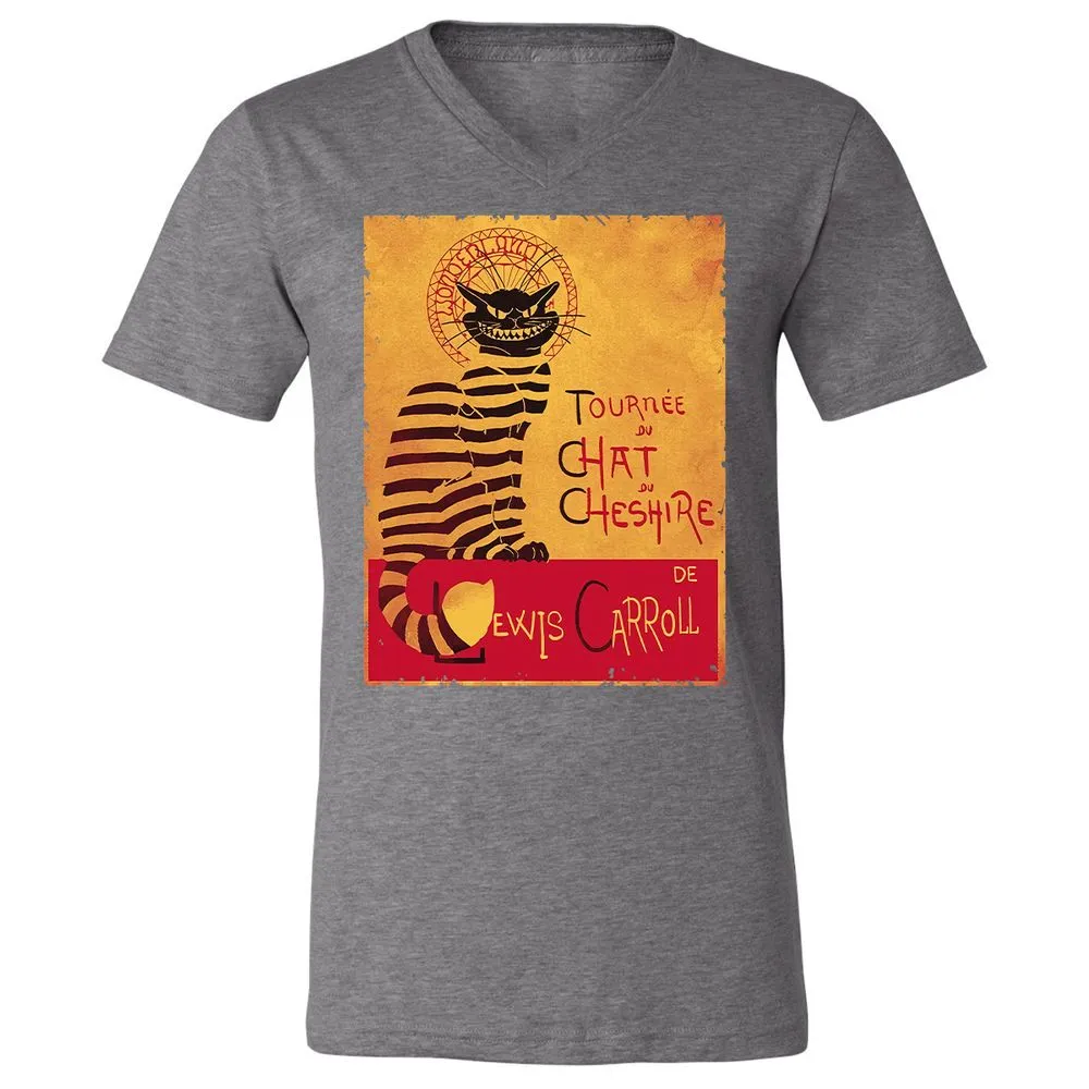 Unisex V-Neck T-Shirt - LMZMLQP4 - Deep Heather - 13