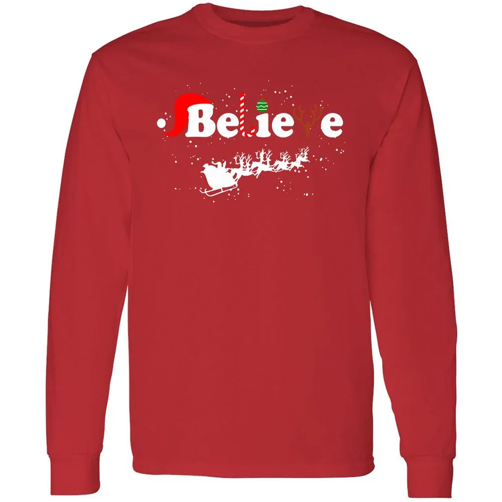 Long Sleeve T-Shirt - F346LKDV - Red - 14