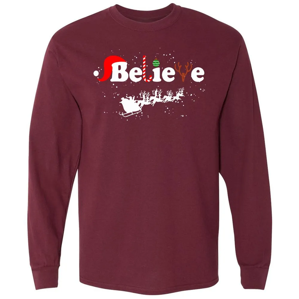 Long Sleeve T-Shirt - F346LKDV - Maroon - 11