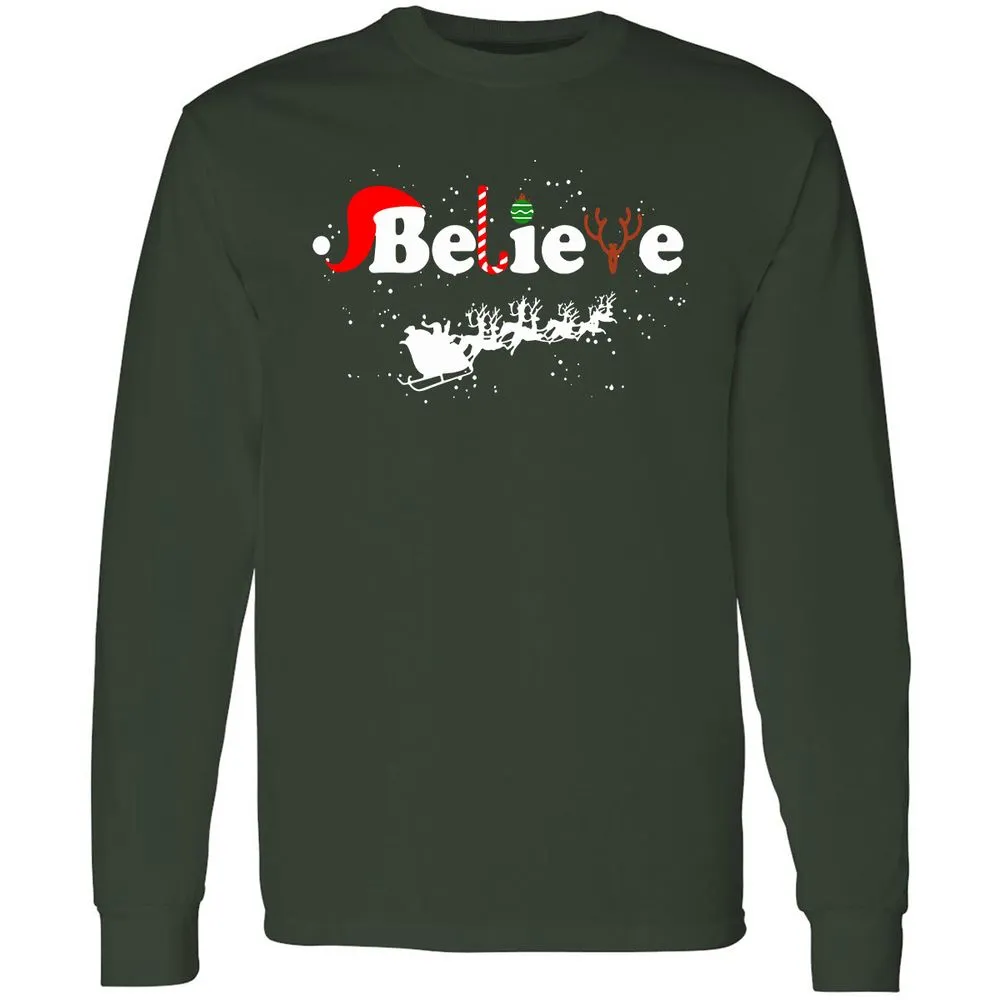Long Sleeve T-Shirt - F346LKDV - Forest Green - 4