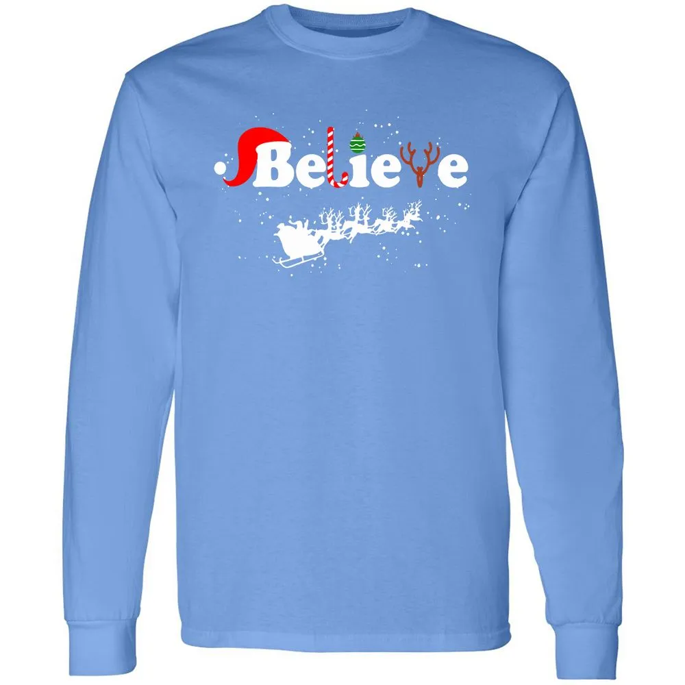 Long Sleeve T-Shirt - F346LKDV - Carolina Blue - 12