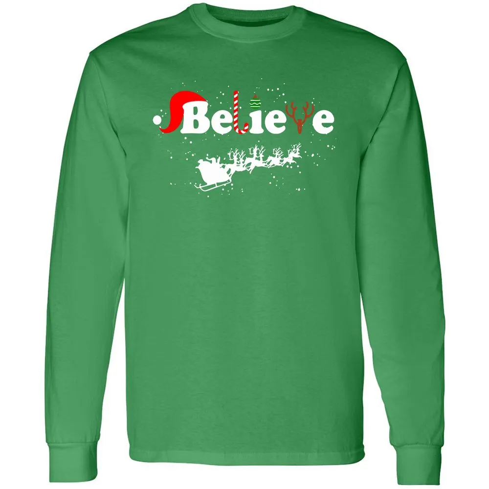 Long Sleeve T-Shirt - F346LKDV - Irish Green - 10