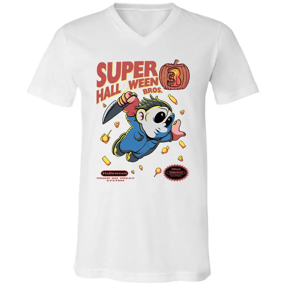 Unisex V-Neck T-Shirt - DLVH5R33 - White - 5