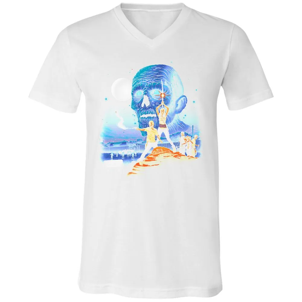 Unisex V-Neck T-Shirt - UL8U8CFB - White - 5