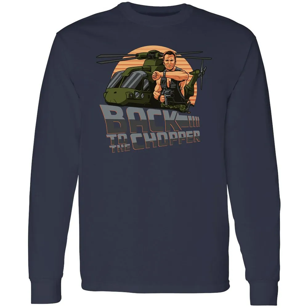 Long Sleeve T-Shirt - CW5HDRU7 - Navy - 2
