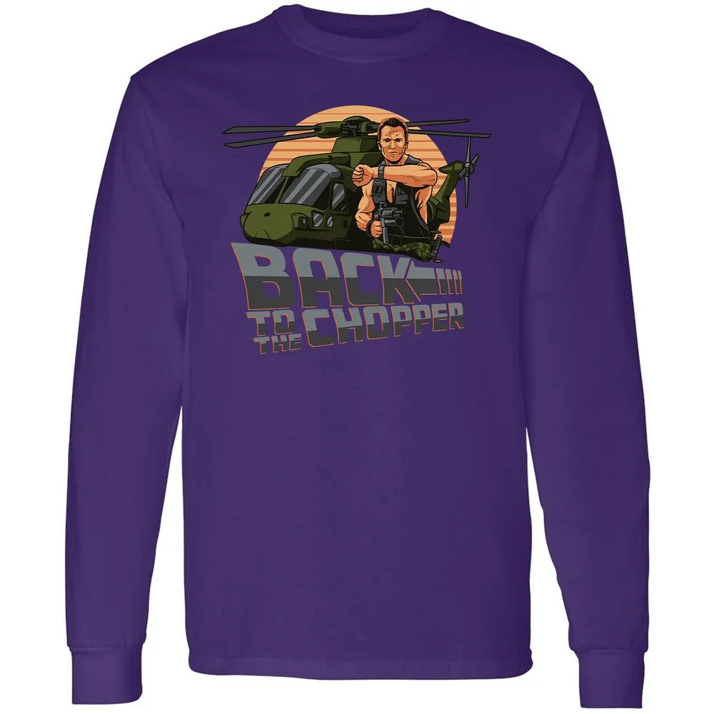 Long Sleeve T-Shirt - CW5HDRU7 - Purple - 13