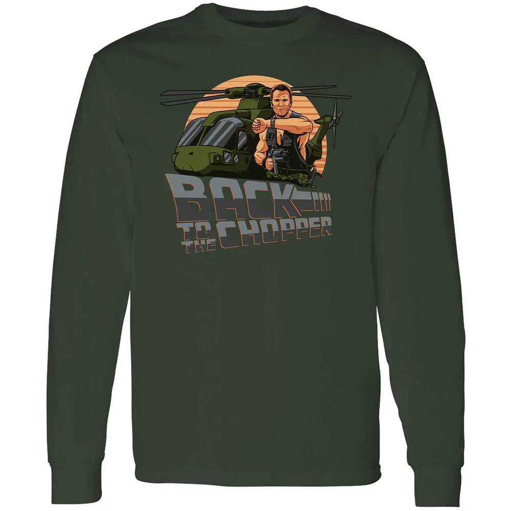 Long Sleeve T-Shirt - CW5HDRU7 - Forest Green - 4