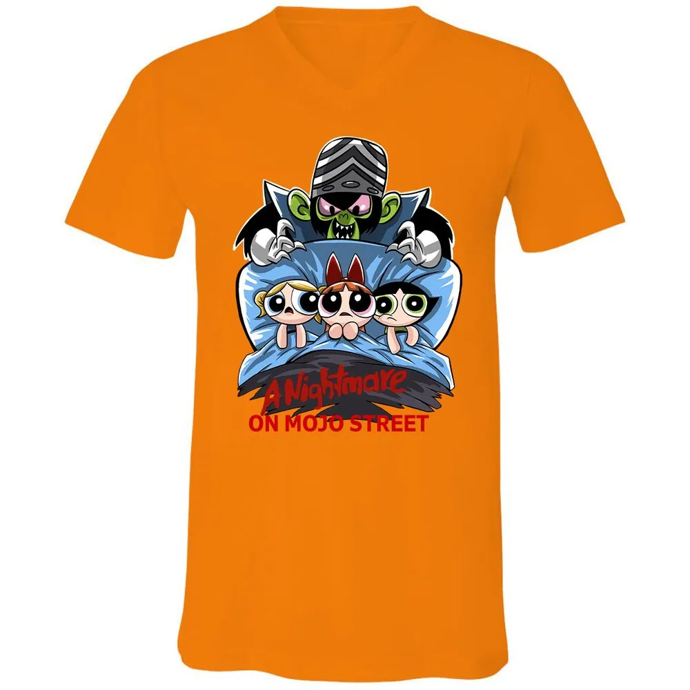 Unisex V-Neck T-Shirt - DC7TEKXX - Orange - 11