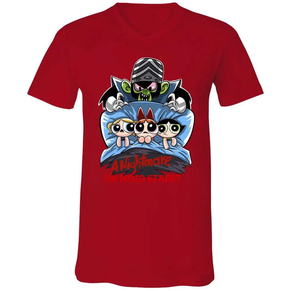 Unisex V-Neck T-Shirt - DC7TEKXX - Red - 3