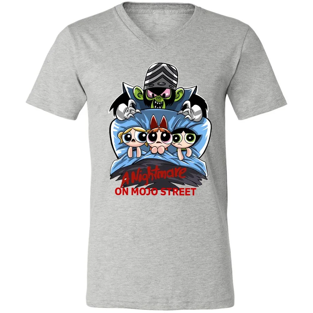 Unisex V-Neck T-Shirt - DC7TEKXX - Athletic Heather - 7
